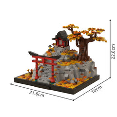 942PCS Mountain Shinto Shrine – Autumn Sanctuary MOC Building Block Bricks |MocPixel