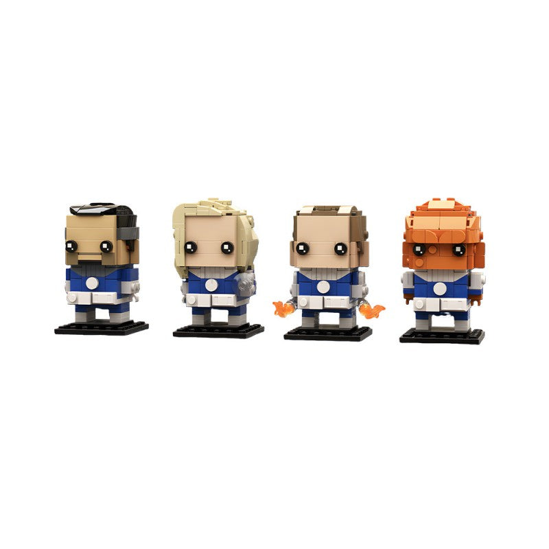 678PCS Fantastic 4 Brickheadz - Marvel'S Fantastic 4 First Steps MOC Building Block Bricks |MocPixel