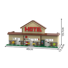 1378PCS Schitt's Creek——Rosebud Motel MOC Building Block Bricks |MocPixel