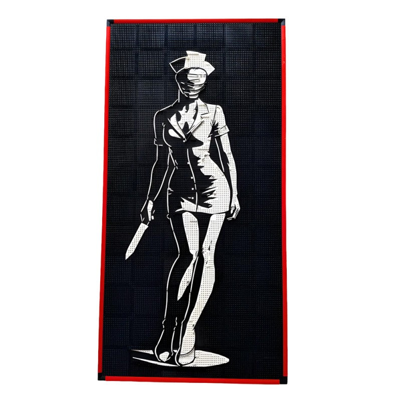 2615PCS Art Relief Of A Female Horror Character MOC Building Block Bricks |MocPixel