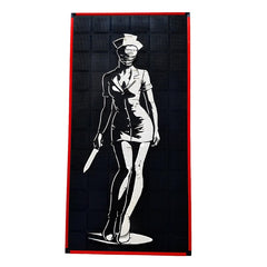 2615PCS Art Relief Of A Female Horror Character MOC Building Block Bricks |MocPixel