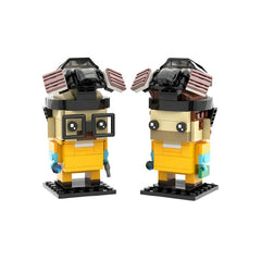 240PCS Brearking Bad Brickheadz Collection - Walter White & Jesse Pinkman MOC Building Block Bricks |MocPixel