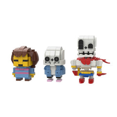 375PCS 
Frisk, Sans & Papyrus Brickheadz-Tale MOC Building Block Bricks |MocPixel