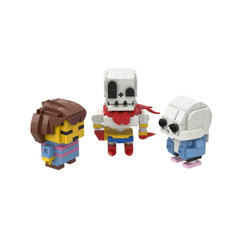 375PCS 
Frisk, Sans & Papyrus Brickheadz-Tale MOC Building Block Bricks |MocPixel