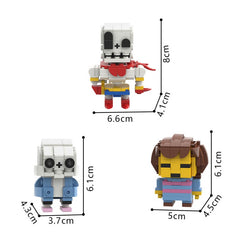 375PCS 
Frisk, Sans & Papyrus Brickheadz-Tale MOC Building Block Bricks |MocPixel