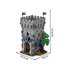 1838PCS Falcon'S Outpost MOC Building Block Bricks |MocPixel