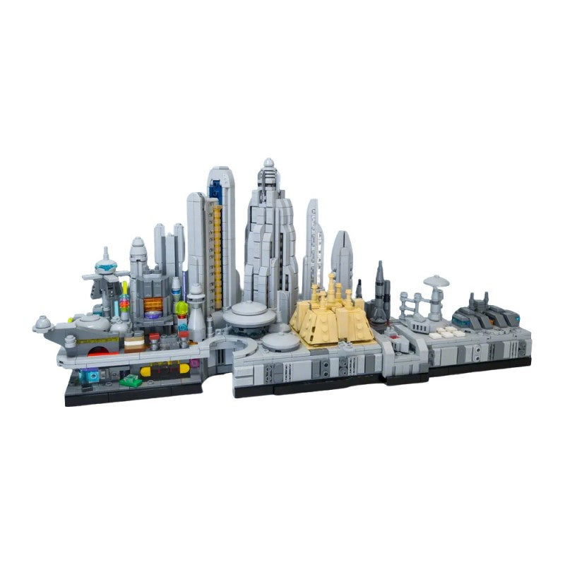 1724PCS Coruscan Architecture Skyline MOC Building Block Bricks |MocPixel