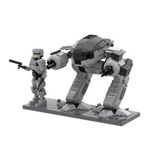 727PCS Miniland Dioramas - 7 Robot Cop (1987) MOC Building Block Bricks |MocPixel