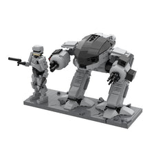 727PCS Miniland Dioramas - 7 Robot Cop (1987) MOC Building Block Bricks |MocPixel