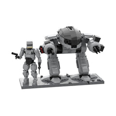 727PCS Miniland Dioramas - 7 Robot Cop (1987) MOC Building Block Bricks |MocPixel