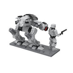 727PCS Miniland Dioramas - 7 Robot Cop (1987) MOC Building Block Bricks |MocPixel