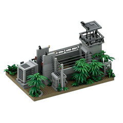 1297PCS Raptor Cage Jurassic MOC Building Block Bricks |MocPixel