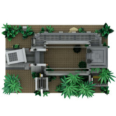 1297PCS Raptor Cage Jurassic MOC Building Block Bricks |MocPixel
