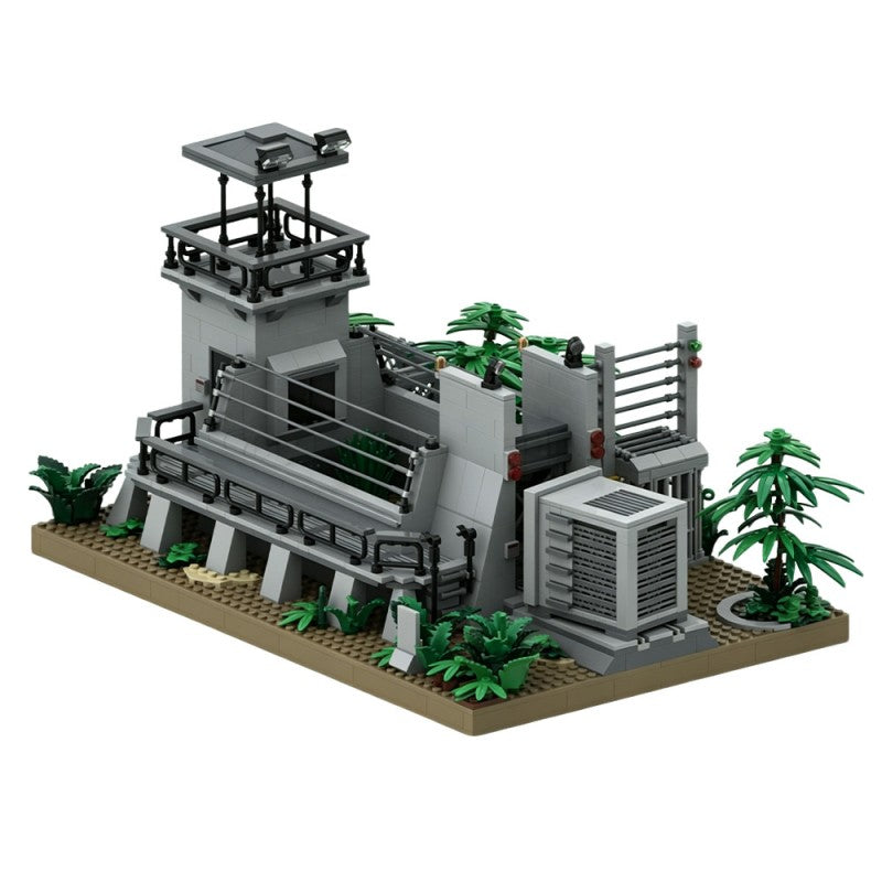 1297PCS Raptor Cage Jurassic MOC Building Block Bricks |MocPixel