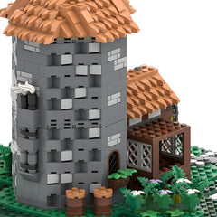 737PCS Pigeon Keeper'S House MOC Building Block Bricks |MocPixel