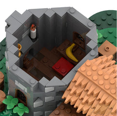 737PCS Pigeon Keeper'S House MOC Building Block Bricks |MocPixel