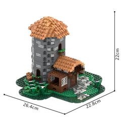 737PCS Pigeon Keeper'S House MOC Building Block Bricks |MocPixel