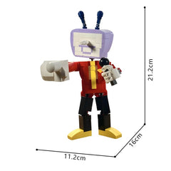 360PCS Tenna (Deltarune) MOC Building Block Bricks |MocPixel