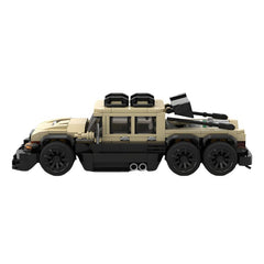 570PCS 2009 Am General Humvee Custom 6X6 MOC Building Block Bricks |MocPixel