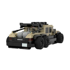 570PCS 2009 Am General Humvee Custom 6X6 MOC Building Block Bricks |MocPixel