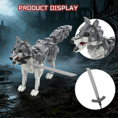508PCS Dark Souls-Great Grey Wolf Sif MOC Building Block Bricks |MocPixel