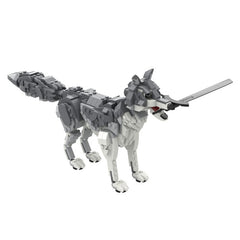508PCS Dark Souls-Great Grey Wolf Sif MOC Building Block Bricks |MocPixel