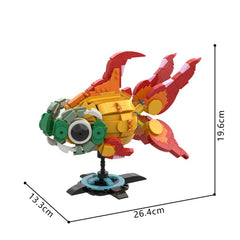 841PCS Goldfish MOC Building Block Bricks |MocPixel