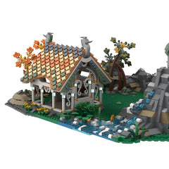 2346PCS Rivendell Mountain Pasture With Stables MOC Building Block Bricks |MocPixel