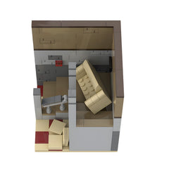 217PCS Pivot - Friends Sitcom Vignette / Scene MOC Building Block Bricks |MocPixel