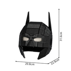 1342PCS Wearable Bat-Cowl MOC Building Block Bricks |MocPixel