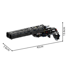 451PCS Double Barrel Shotgun MOC Building Block Bricks |MocPixel