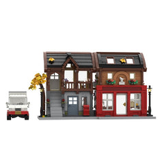 1339PCS The Red Postal Street MOC Building Block Bricks |MocPixel