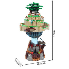 1003PCS The Sky Castle MOC Building Block Bricks |MocPixel