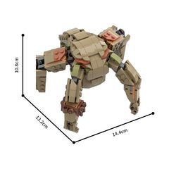 310PCS Scary Space Monster （Rocky） - Project Series MOC Building Block Bricks |MocPixel
