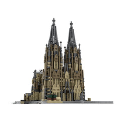 2074PCS Cologne Cathedral 1:800 MOC Building Block Bricks |MocPixel