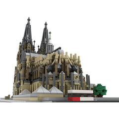2074PCS Cologne Cathedral 1:800 MOC Building Block Bricks |MocPixel