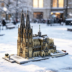 2074PCS Cologne Cathedral 1:800 MOC Building Block Bricks |MocPixel