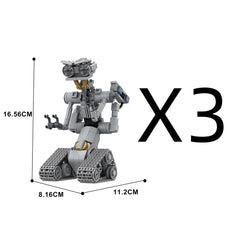 313PCS Johnny 5/ Thunderbolt 5 from Movie Short Curcuits MOC Building Block Bricks |MocPixel 313PCS Johnny 5/ Thunderbolt 5 from Movie Short Curcuits MOC Building Block Bricks |MocPixel - 3 Sets Lego Block Sets Alternative