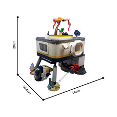1256PCS Subbnautica: Moonpool Base & Tadpole MOC Building Block Bricks |MocPixel