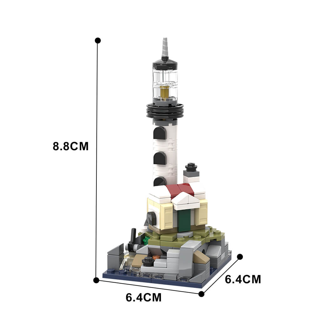 208PCS Mini 21335 Lighthouse MOC Building Block Bricks |MocPixel 208PCS Mini 21335 Lighthouse MOC Building Block Bricks |MocPixel - Default Title Lego Block Sets Alternative
