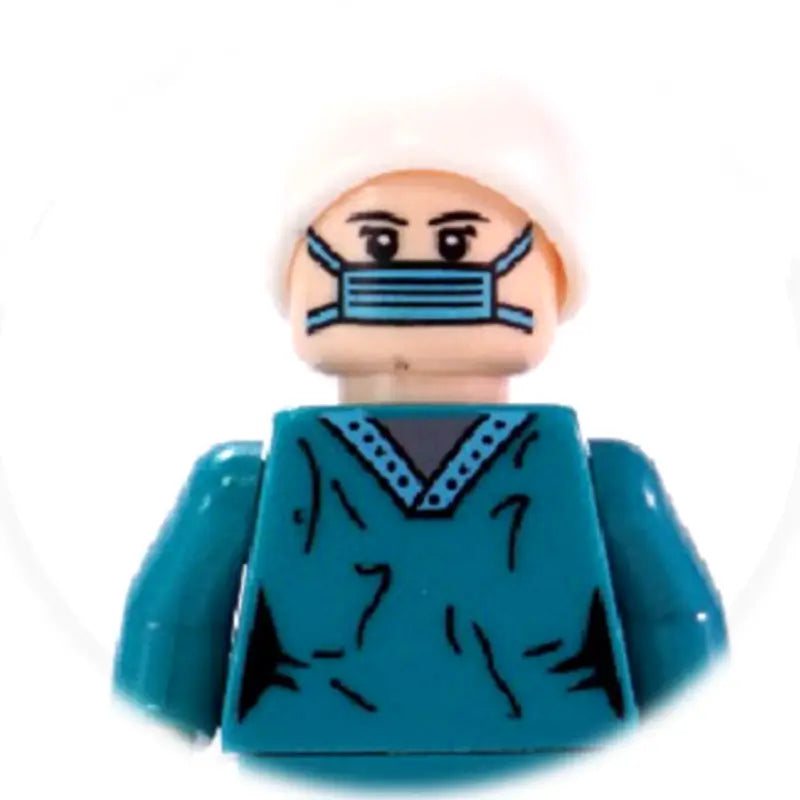Mini Medical/Doctor Action Figure for Medical/Hospital Scene |MocPixel Mini Medical/Doctor Action Figure for Medical/Hospital Scene |MocPixel - Nurse Lego Block Sets Alternative