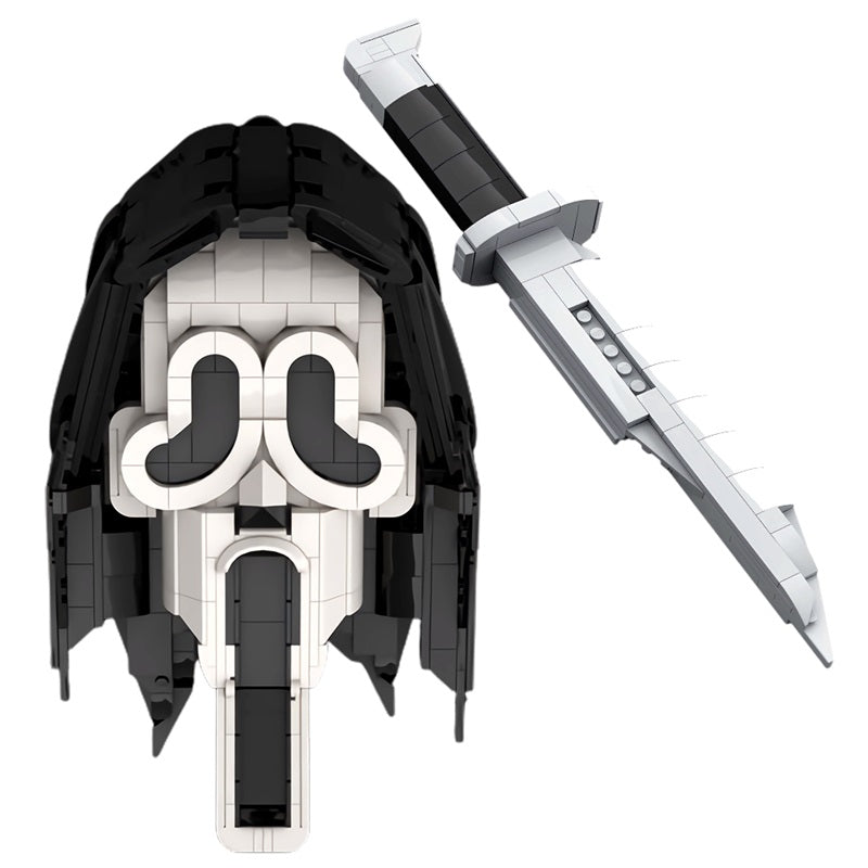 638PCS Halloween Ghostface Knife Buck 120 MOC Building Block Bricks |MocPixel 638PCS Halloween Ghostface Knife Buck 120 MOC Building Block Bricks |MocPixel - Default Title Lego Block Sets Alternative