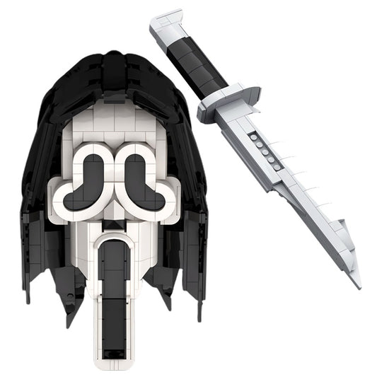638PCS Halloween Ghostface Knife Buck 120 MOC Building Block Bricks |MocPixel 638PCS Halloween Ghostface Knife Buck 120 MOC Building Block Bricks |MocPixel - Default Title Lego Block Sets Alternative 800
