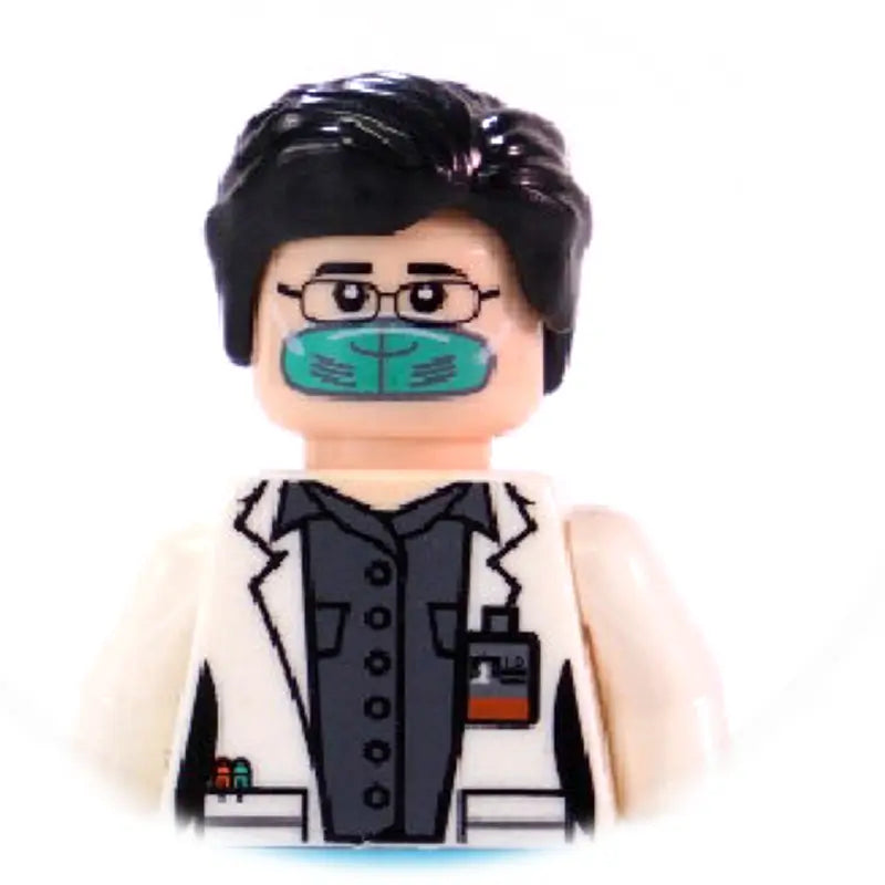 Mini Medical/Doctor Action Figure for Medical/Hospital Scene |MocPixel Mini Medical/Doctor Action Figure for Medical/Hospital Scene |MocPixel - Doctor - Male Lego Block Sets Alternative