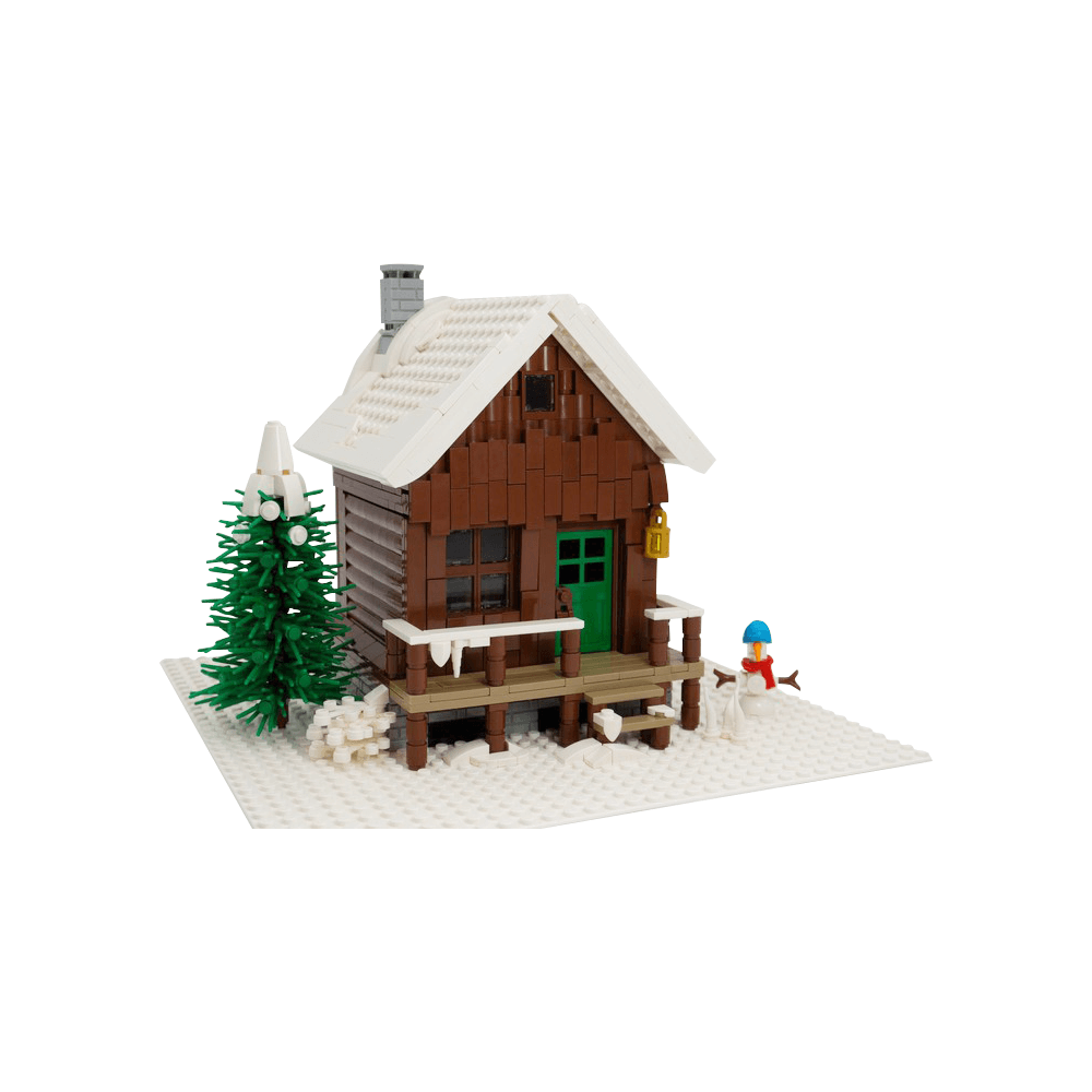 799PCS Snowy Winter Cabin MOC Building Block Bricks |MocPixel Chinese lego brands MOC-135641

