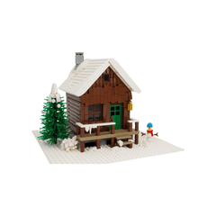 799PCS Snowy Winter Cabin MOC Building Block Bricks |MocPixel Chinese lego brands MOC-135641

