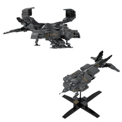 Micro Aliens Series PART I : UD-4L Dropship Flying/ Landing Type MOC Building Block Bricks |MocPixel Micro Aliens Series PART I : UD-4L Dropship Flying/ Landing Type MOC Building Block Bricks |MocPixel - Flying+Landing Type Lego Block Sets Alternative