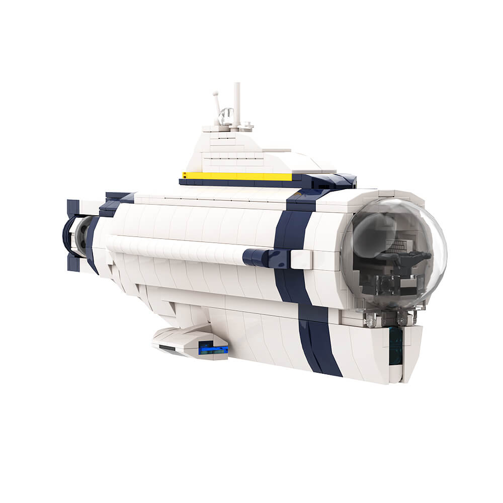 Seamoth Versatile One-person Submersible/ Cyclops Subnautica MOC Building Block Bricks |MocPixel Seamoth Versatile One-person Submersible/ Cyclops Subnautica MOC Building Block Bricks |MocPixel - Seamoth Lego Block Sets Alternative