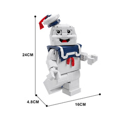 802PCS Stay Puft Marshmallow Manby Brentwaller MOC Building Block Bricks |MocPixel 802PCS Stay Puft Marshmallow Manby Brentwaller MOC Building Block Bricks |MocPixel - Default Title Lego Block Sets Alternative