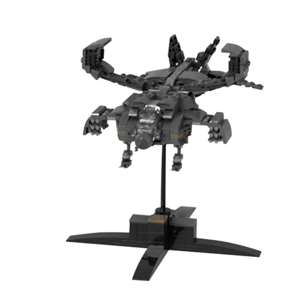 Micro Aliens Series PART I : UD-4L Dropship Flying/ Landing Type MOC Building Block Bricks |MocPixel Micro Aliens Series PART I : UD-4L Dropship Flying/ Landing Type MOC Building Block Bricks |MocPixel - Flying+Landing Type Lego Block Sets Alternative